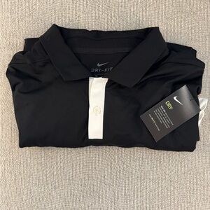 Nike Men's Black Dri-Fit Polo Shirt
